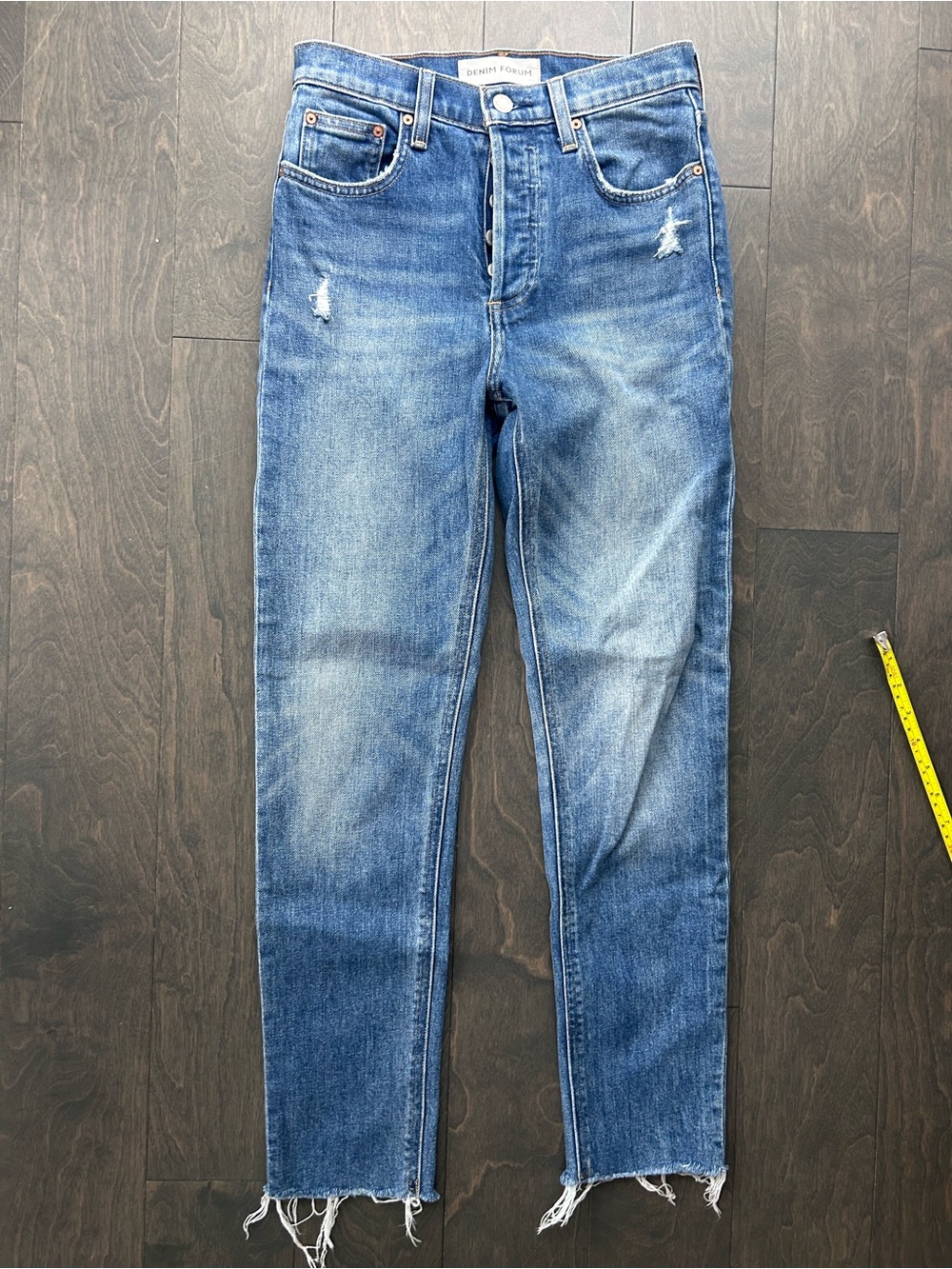 Denim Forum Women's The Yoko High-Rise Slim Jeans Size 25